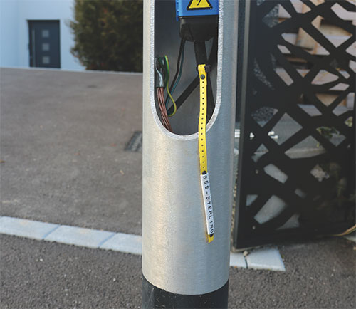 Application du système de repérage à bride PLIOSTRAP-8