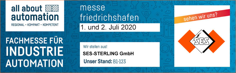 Fachmesse für Industrieautomation 1+2 juli 2020