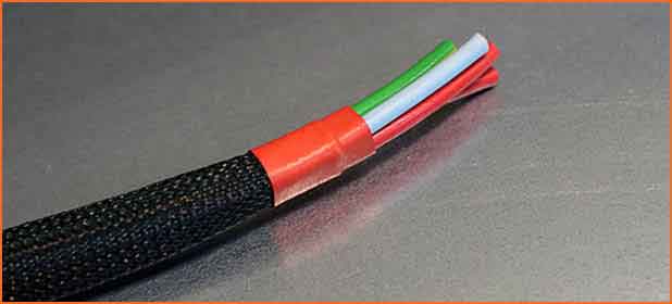Gaine tressée de protectionde cable PLIOSIL