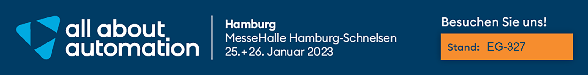 Bannière All About Automation Hamburg 2023