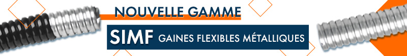 Illustration de la nouvelle gamme de gaines de protection flexibles métalliques.