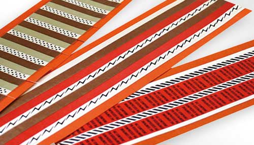 Photo Fluid pipes code marker cards