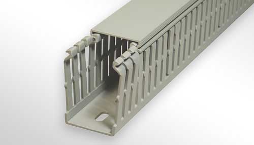 Photo Slotted cable trunking