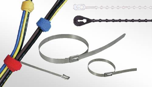 Photo Various cable ties