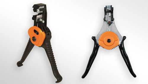 Photo Manual wire strippers and stripping machines