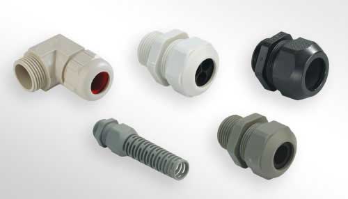Photo Polyamide cable glands